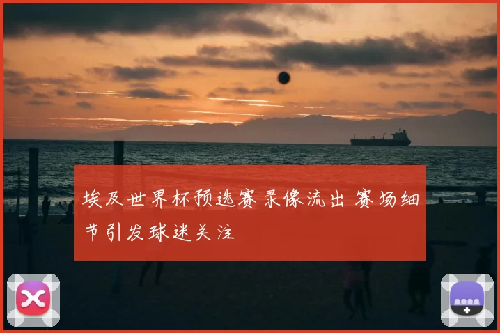 埃及世界杯预选赛录像流出 赛场细节引发球迷关注